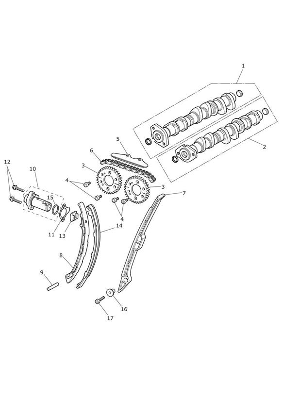 Camshaft & camshaft drive