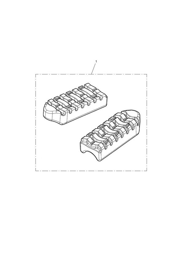 Footpeg rubber kit