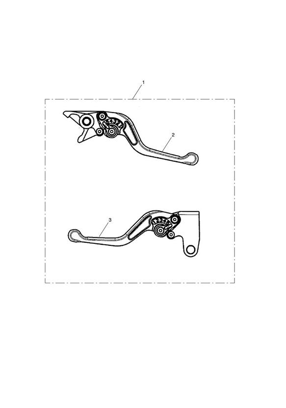 Lever kit, adj, std, short