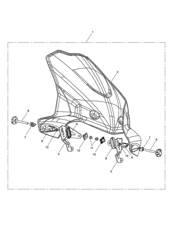 Adjustable high screen kit