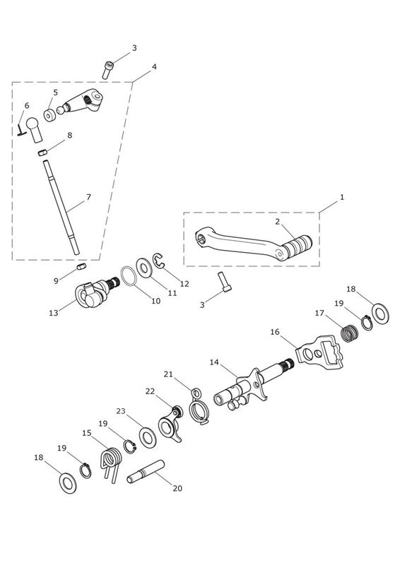 Gear change mechanism