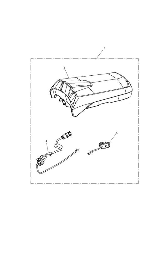 Seat, pillion, heated kit