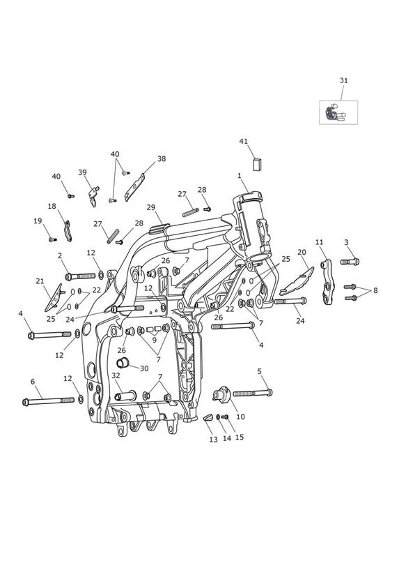 Main frame & fittings