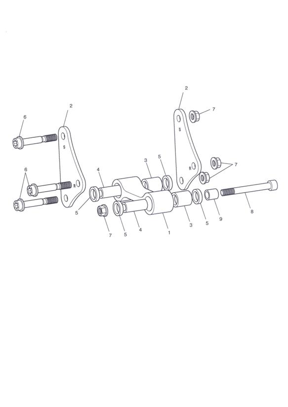 Rear suspension linkage