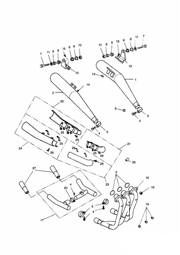 Exhaust system 4902 +  + 29155