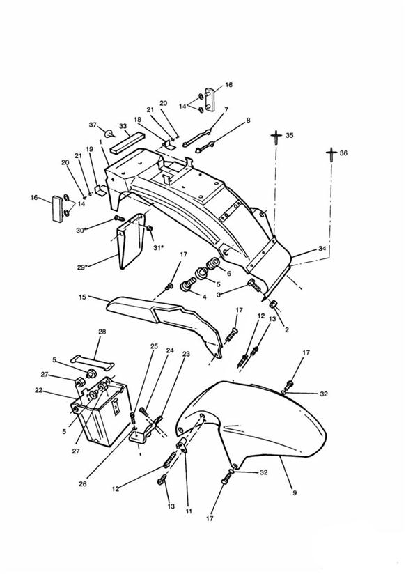 Mudguards_chainguard_battery box