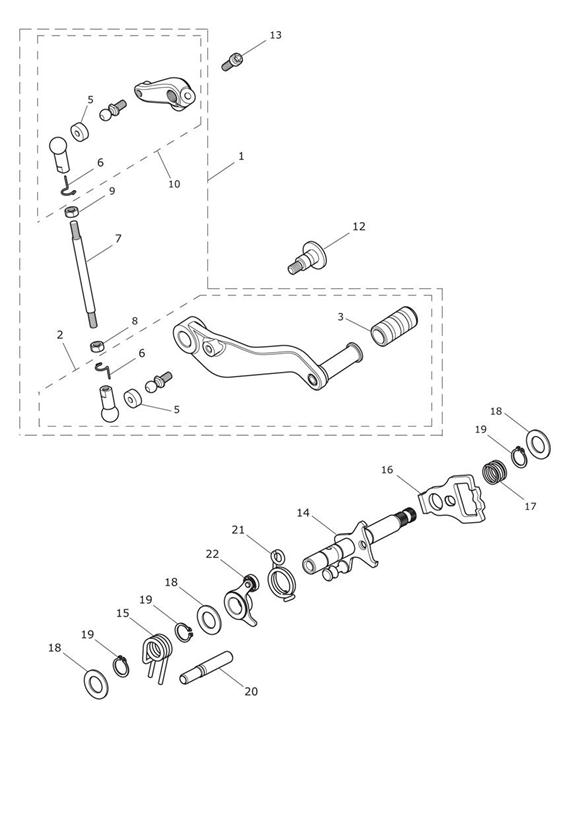 Gear change mechanism