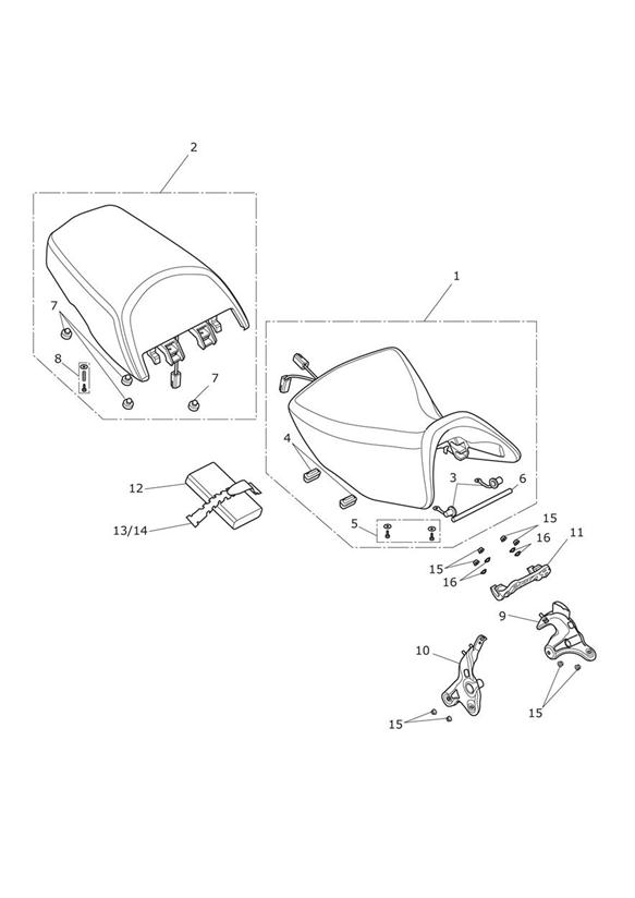 Seat assembly & toolkit