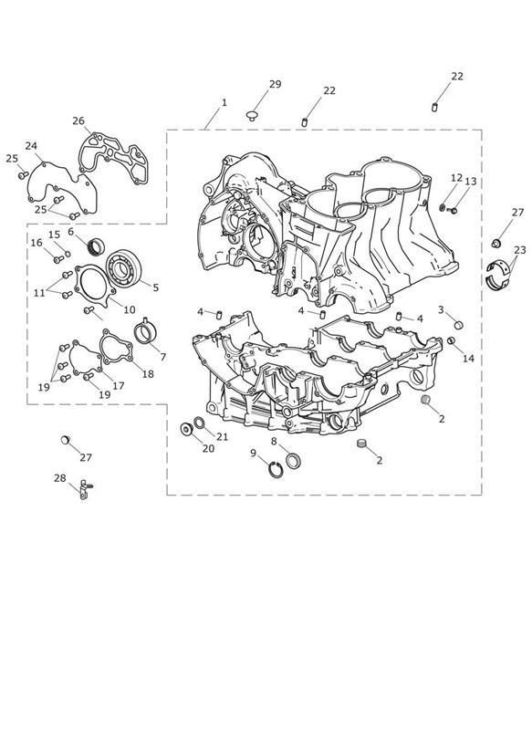 Crankcase & fittings