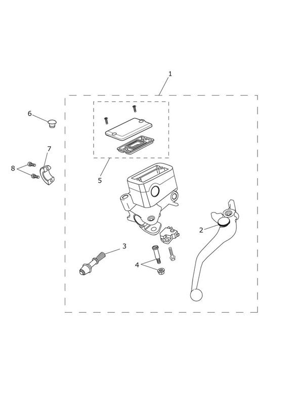 Front master cylinder