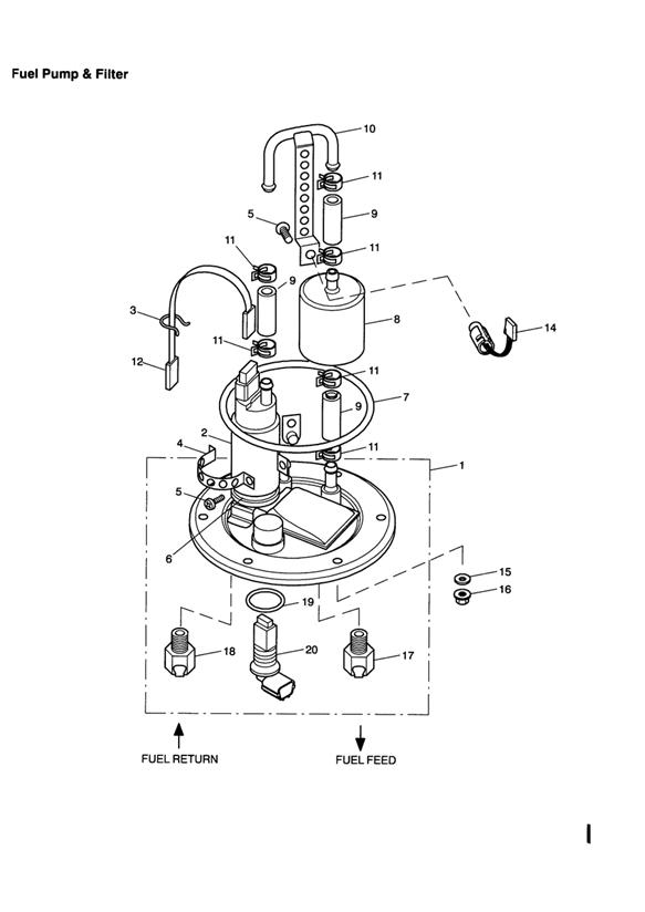 Fuel pump and filter