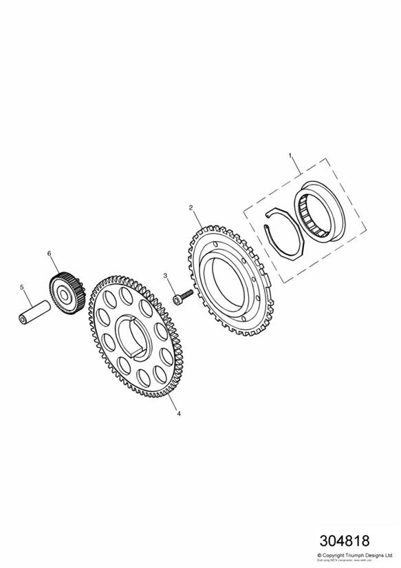 Alternator and starter drive