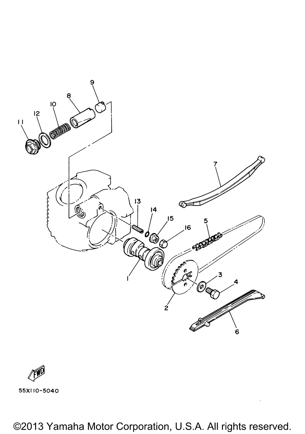 Camshaft - chain