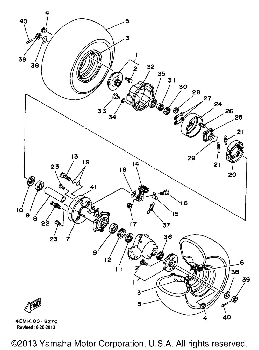 Rear wheel