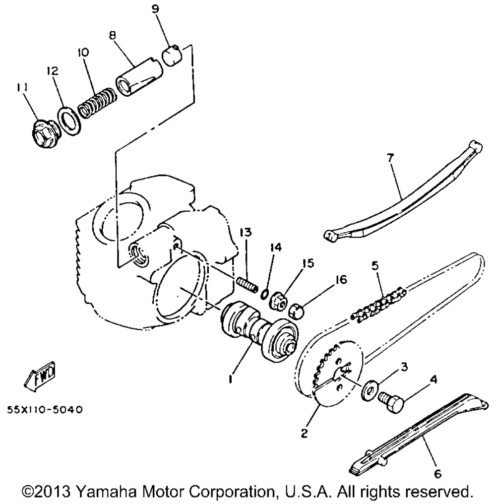 Camshaft - chain