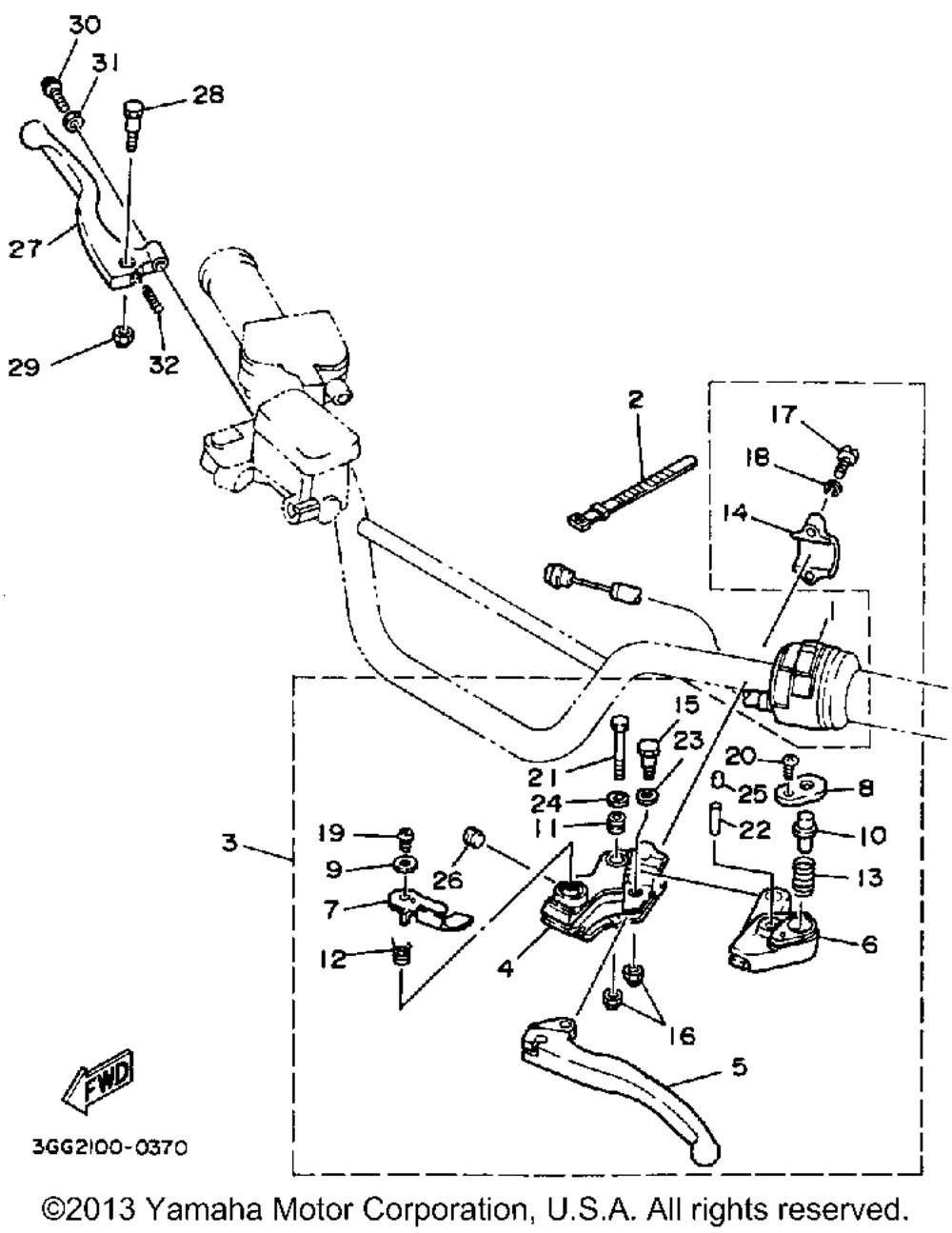 Handle switch-lever