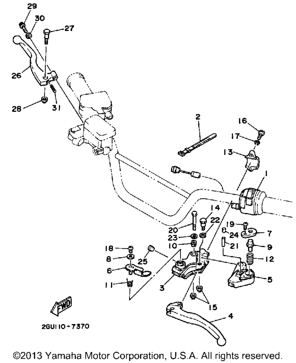 Handle switch - lever