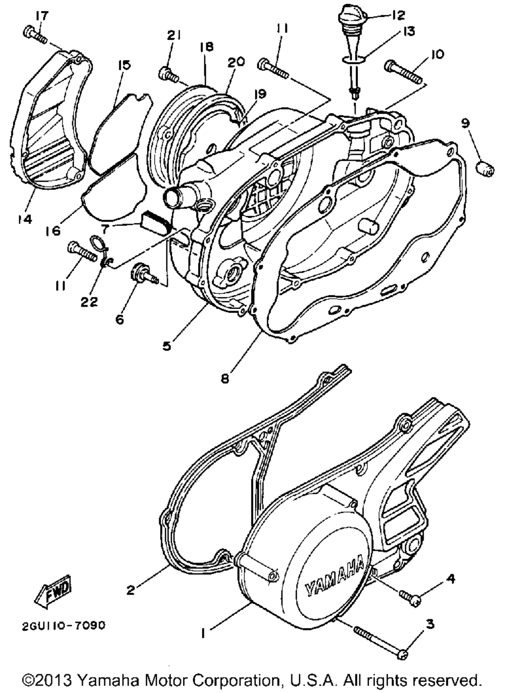 Crankcase cover