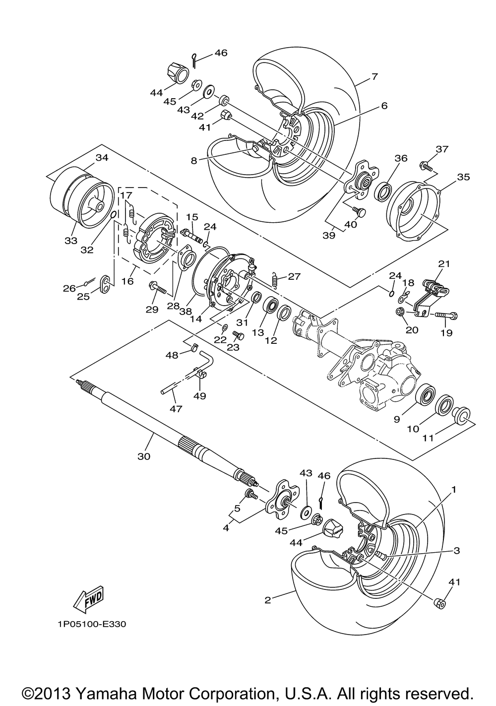 Rear wheel