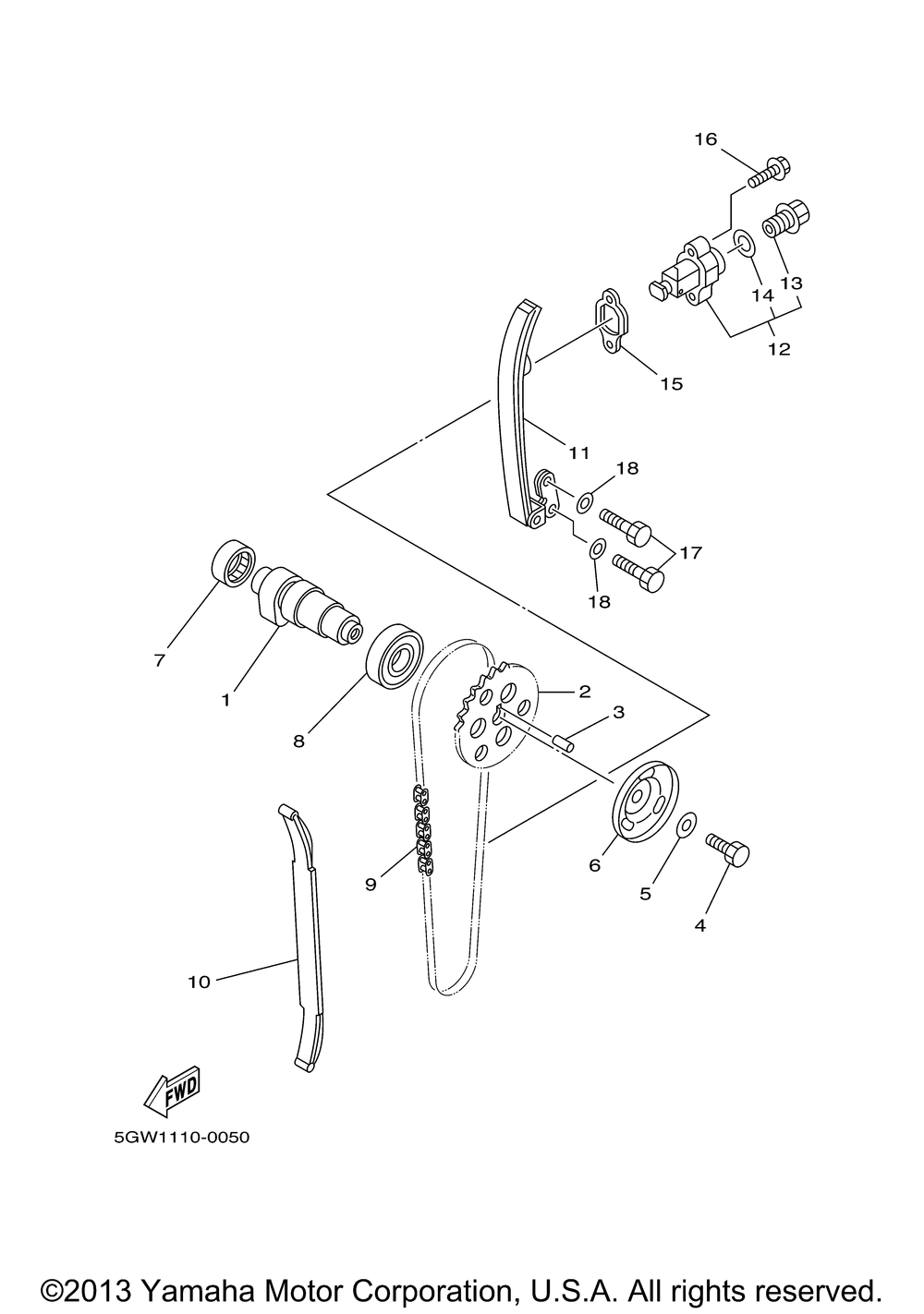 Camshaft chain