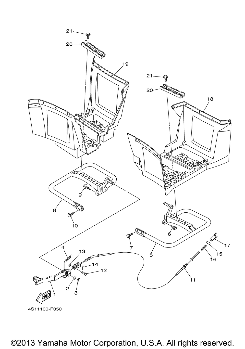 Stand footrest