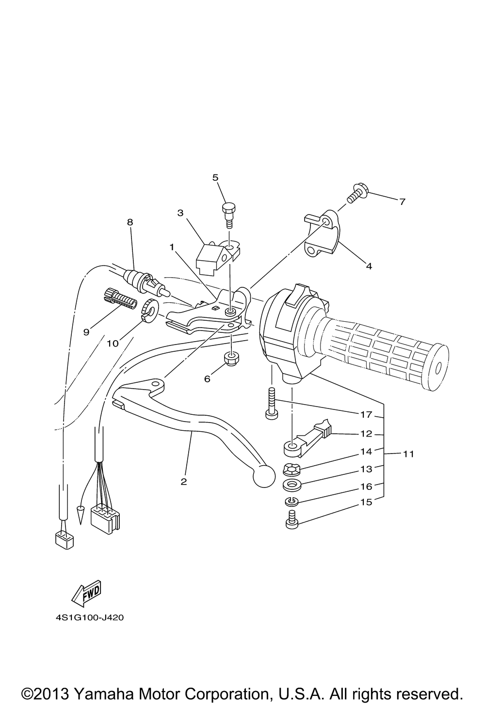 Handle switch & lever