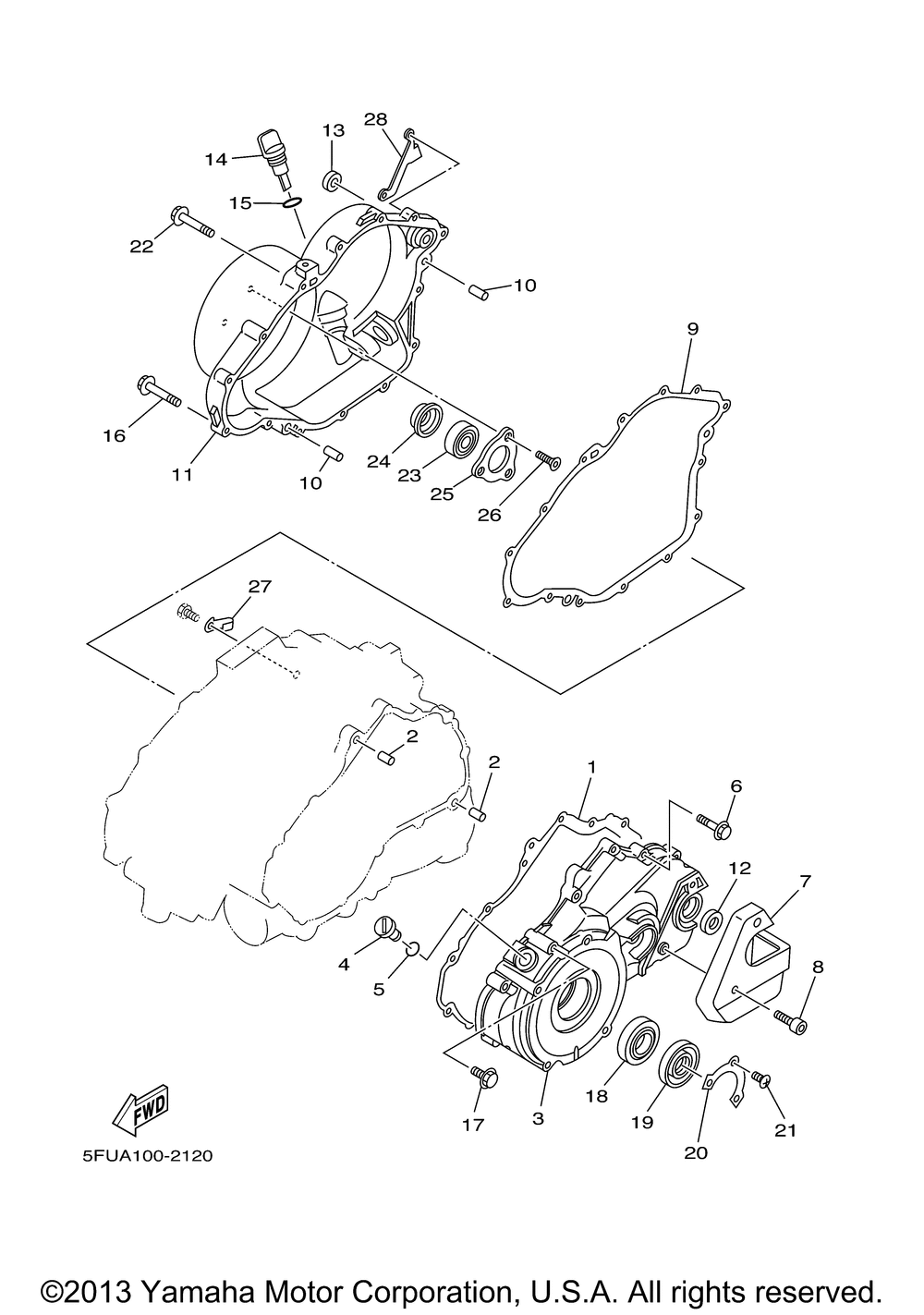 Crankcase cover 1