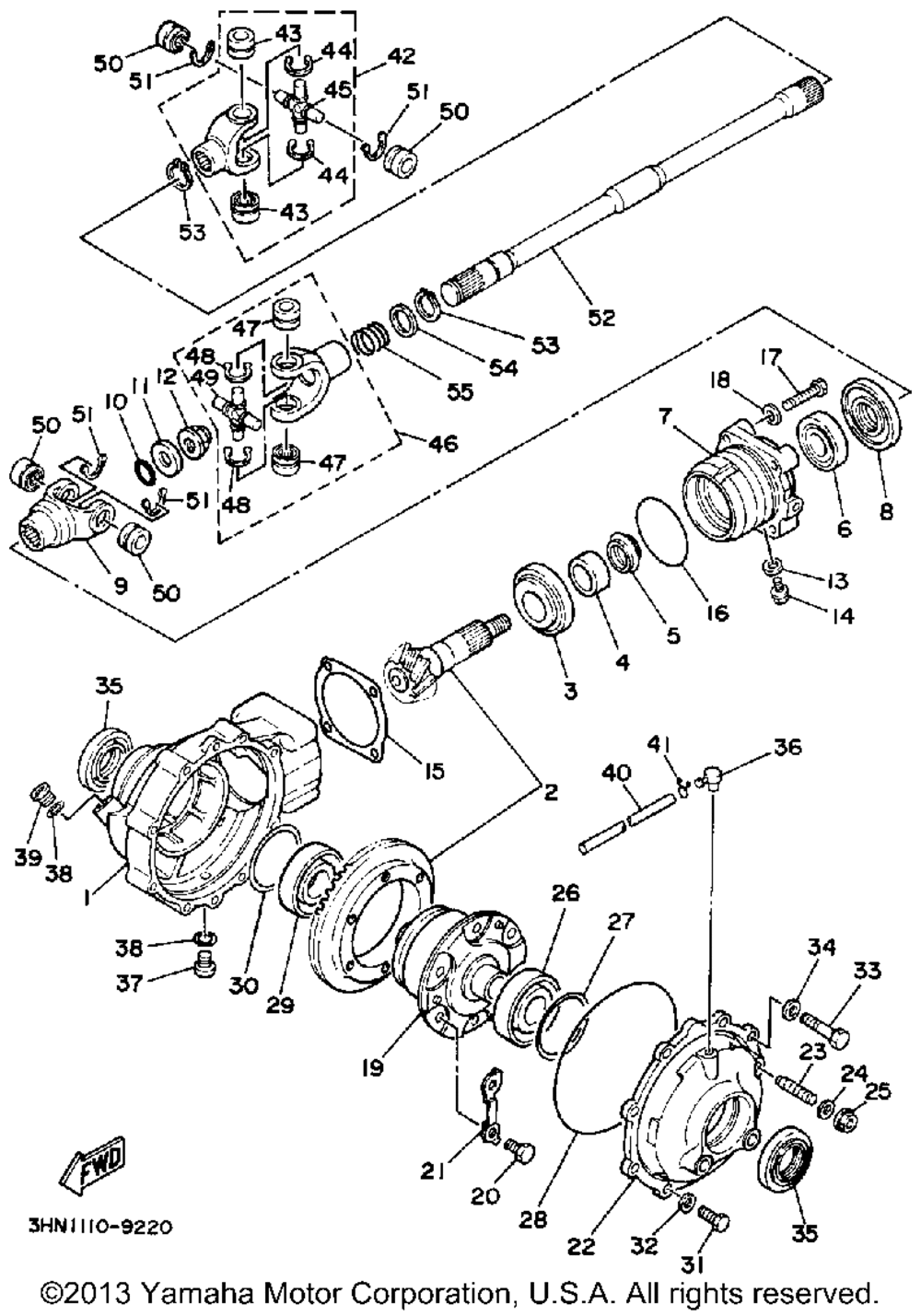 Front differential