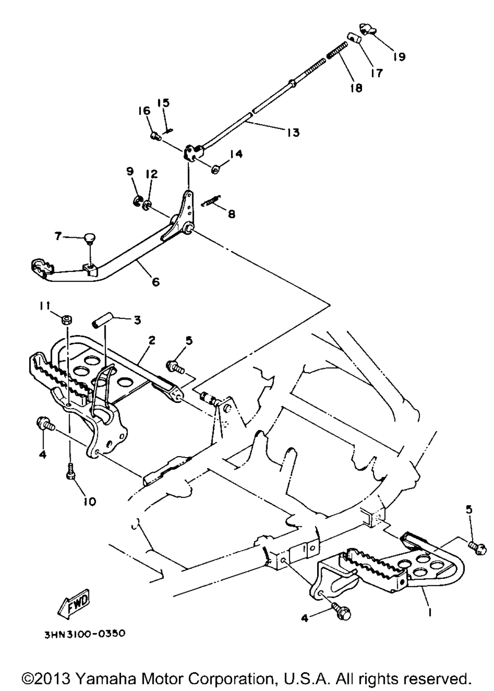 Stand - footrest