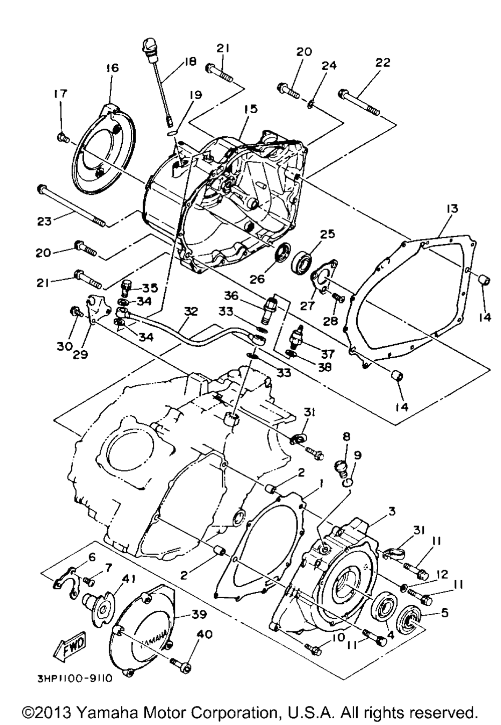 Crankcase cover 1