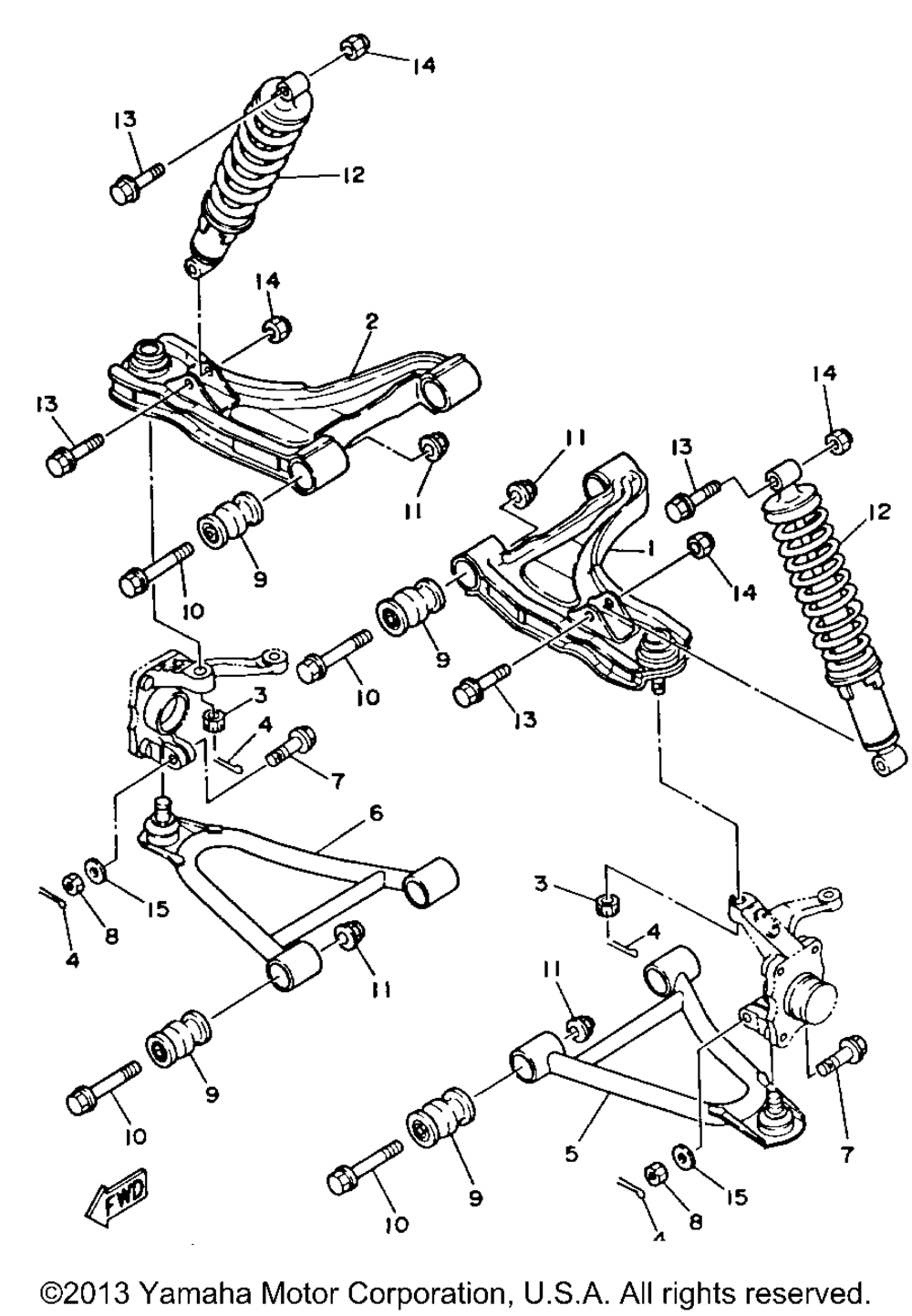 Front suspension - wheel