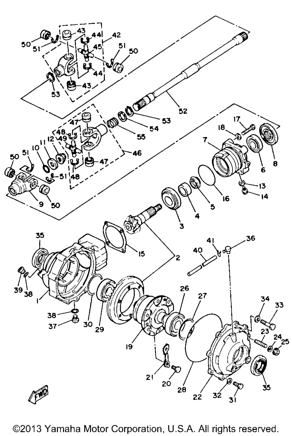 Front differential