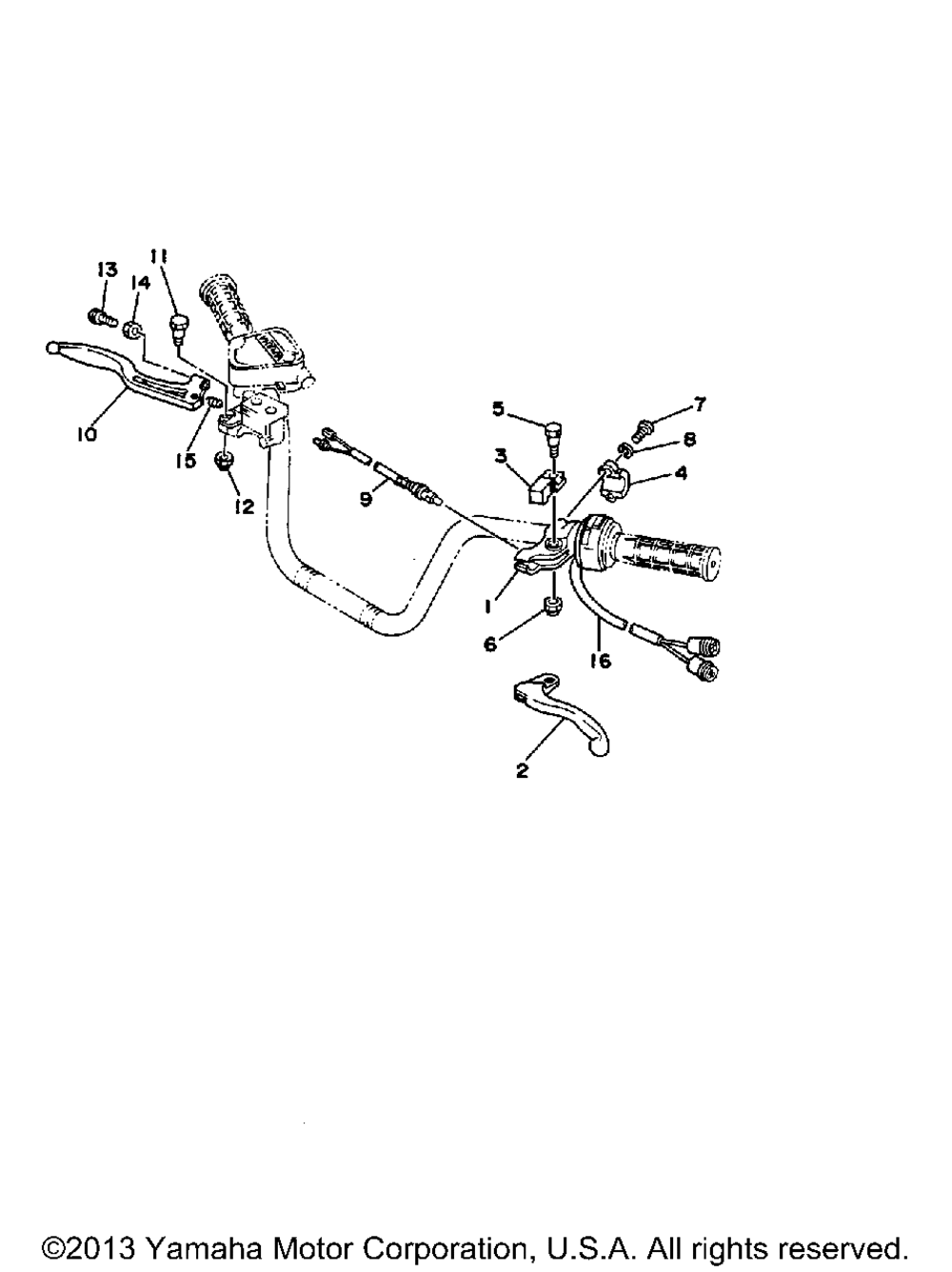 Handle switch - lever