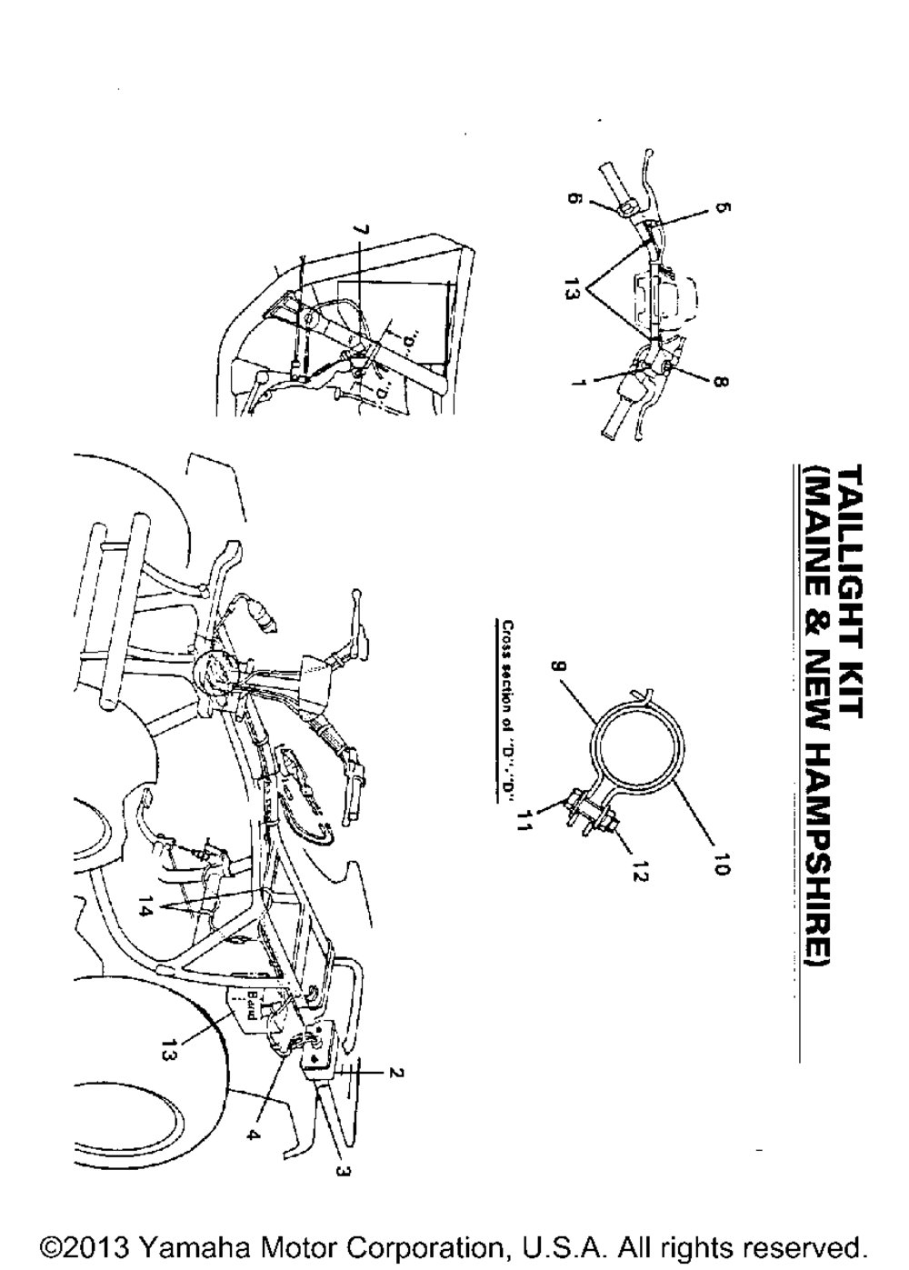 Taillight kit (main & new hampshire)