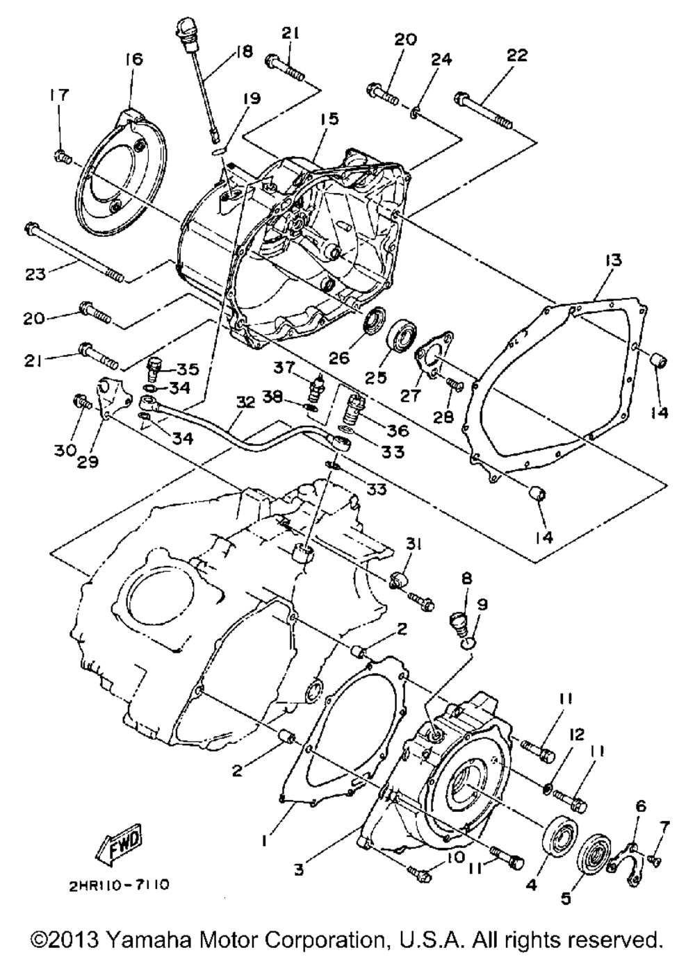 Crankcase cover 1