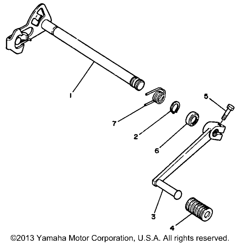 Shift shaft