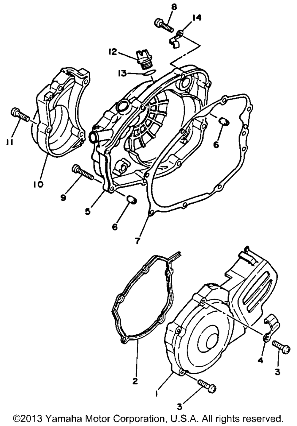 Crankcase cover 1