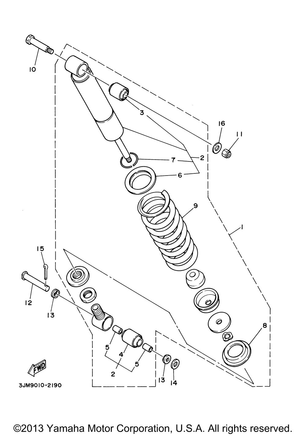 Rear suspension