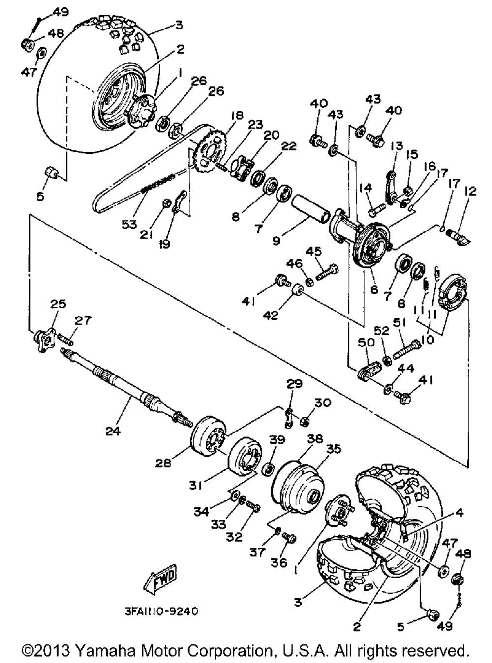 Rear wheel