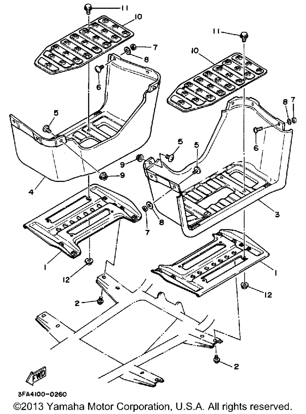 Stand - footrest