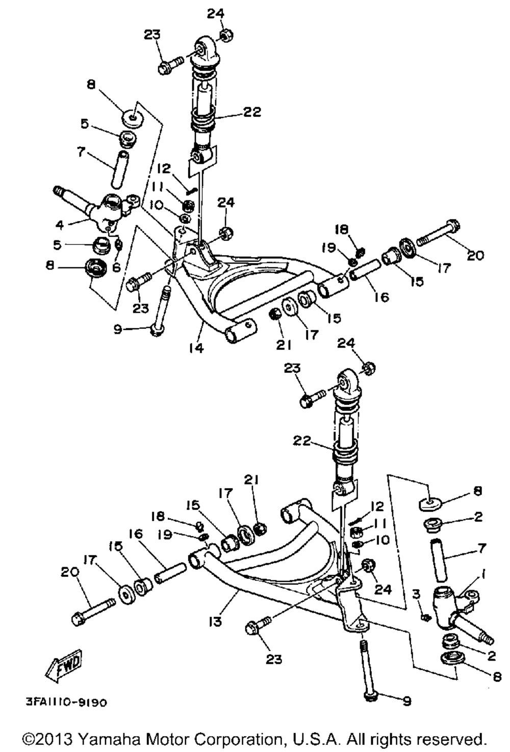 Front suspension - wheel