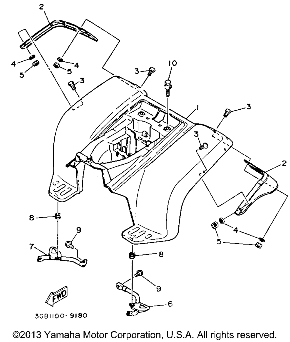 Rear fender