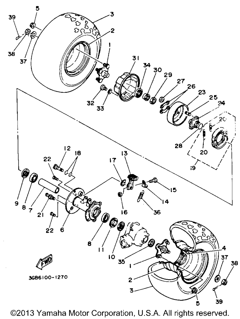 Rear wheel