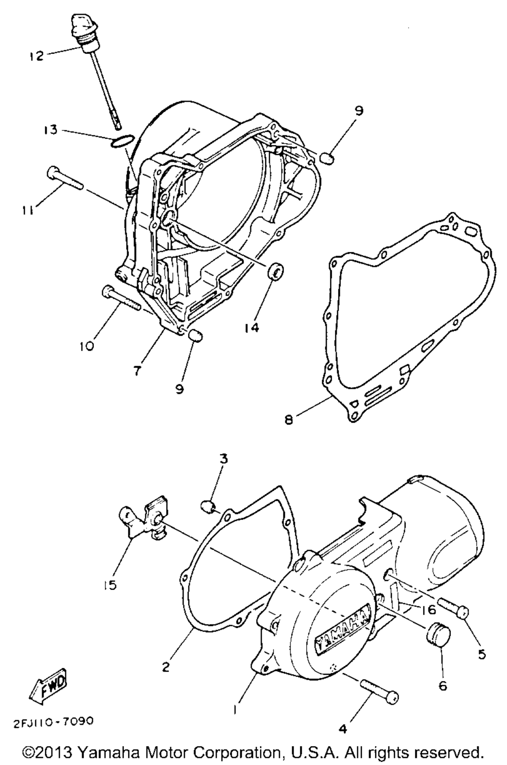 Crankcse cover