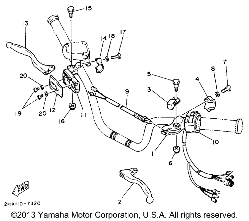 Handle switch - lever