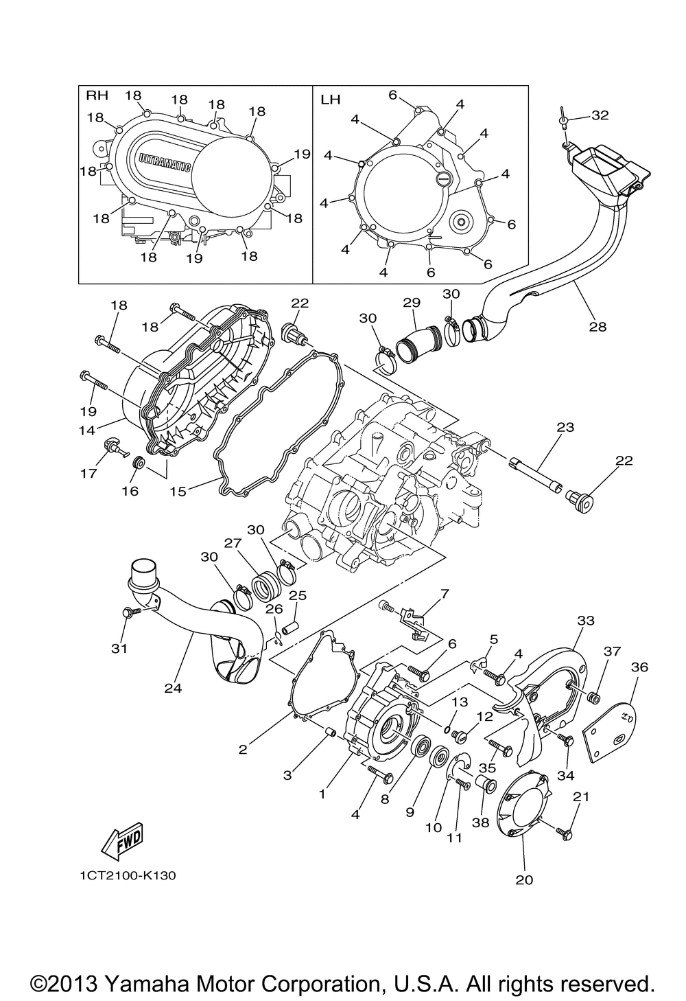 Crankcase cover 1