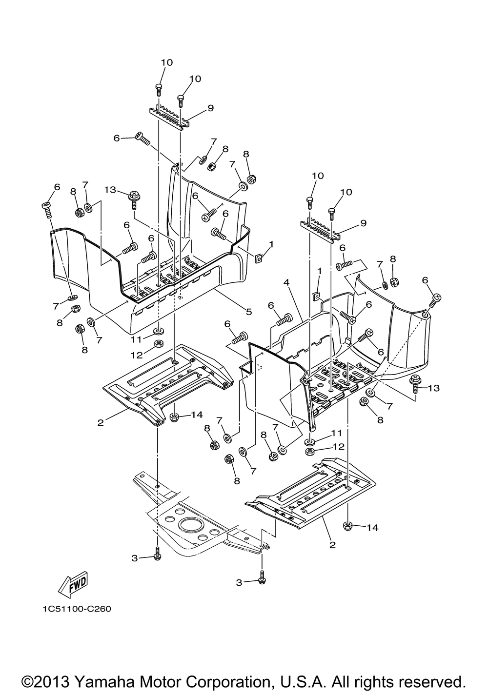 Stand footrest