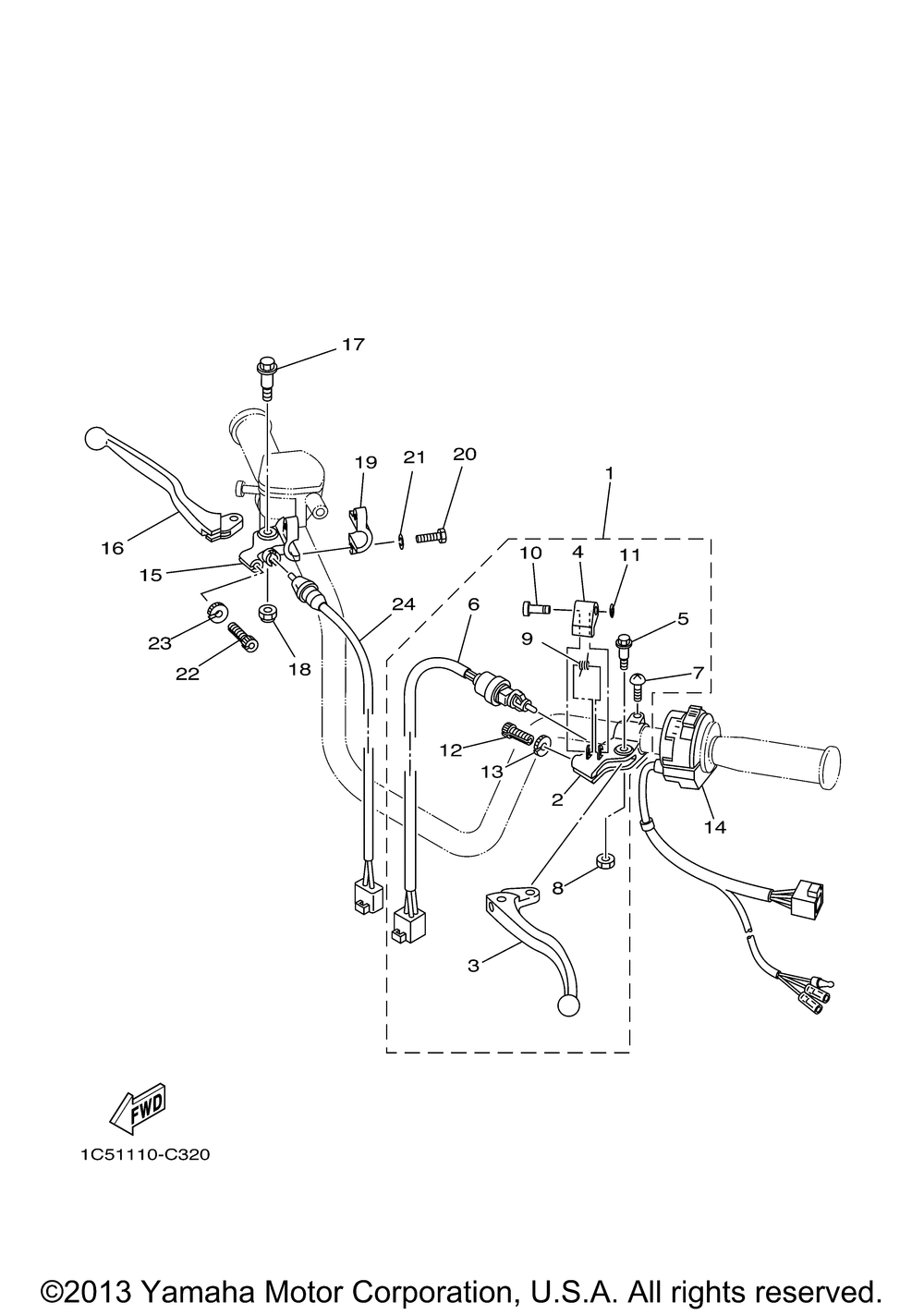 Handle switch & lever