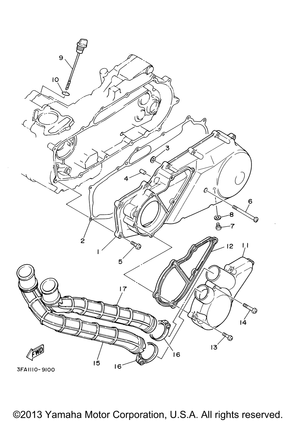 Crankcase cover 1