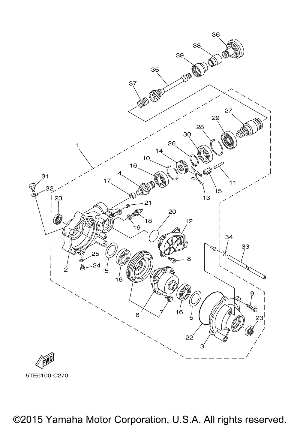 Front differential